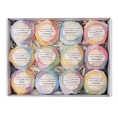 12 Piece Bath Bombs Set