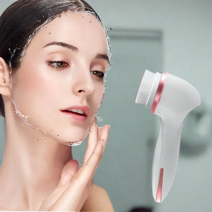 3 in 1 Electric Facial Cleansing Brush Device