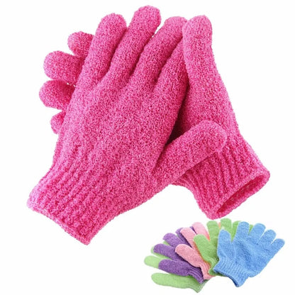 (ONE) Set of Body Scrub SPA Foam Gloves