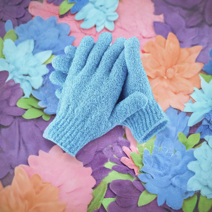 (ONE) Set of Body Scrub SPA Foam Gloves