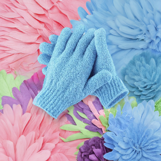 (ONE) Set of Body Scrub SPA Foam Gloves